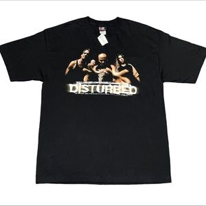 Vintage DISTURBED Tshirt 2000 The Sickness Album Promo Tshirt NEW/Deadstock XL
